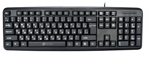 Клавиатура Оклик 180M, черный фото