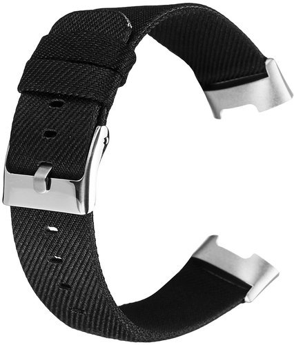 Нейлоновый ремешок для браслета Bakeey для Fitbit Charge 3, черный, размер S фото