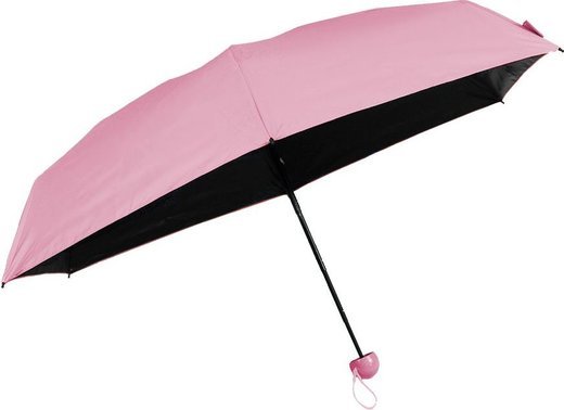 Зонт компактный в чехле RoadLike розовый фото