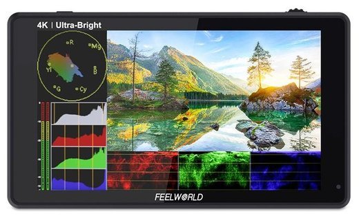 Накамерный монитор Feelworld LUT6 HDR/3D LUT Touch Screen 6" фото