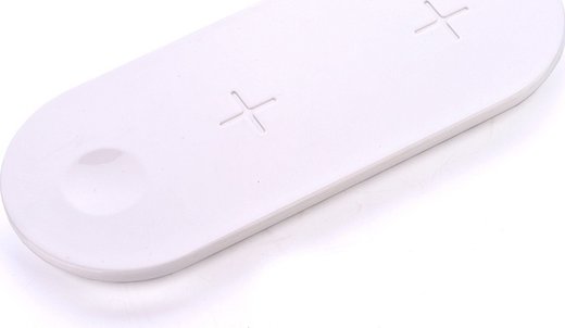 Беспроводное зарядное устройство Devia 3 в1 V2 (для смартфона, умных часов Apple Watch и зарядного кейса AirPods), белый фото