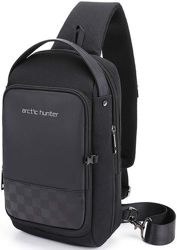 Рюкзак Arctihunter для ноутбука с USB зарядкой, черный фото