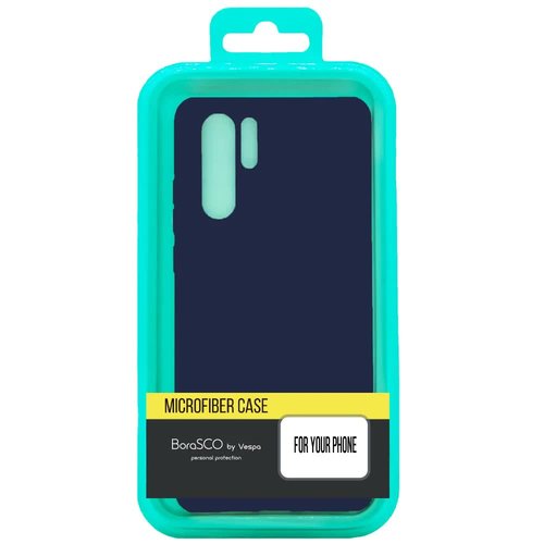 Чехол-накладка для Xiaomi Mi11 синий, Microfiber Case, Borasco фото