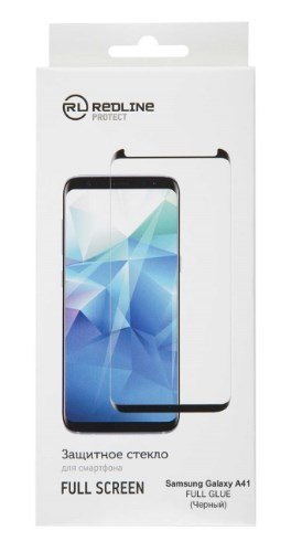 Защитное стекло для Samsung Galaxy A41 Full Screen Full Glue черный, Redline фото