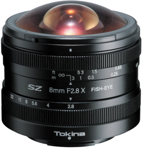 Объектив Tokina SZ 8mm F2.8 Fisheye Fujifilm X фото