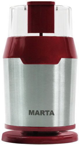 Кофемолка MARTA MT-2168 красный гранат фото