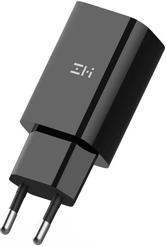 СЗУ адаптер ZMI USB-A 18W QC 3.0 Fast Charge EU (HA612 Black), черный фото