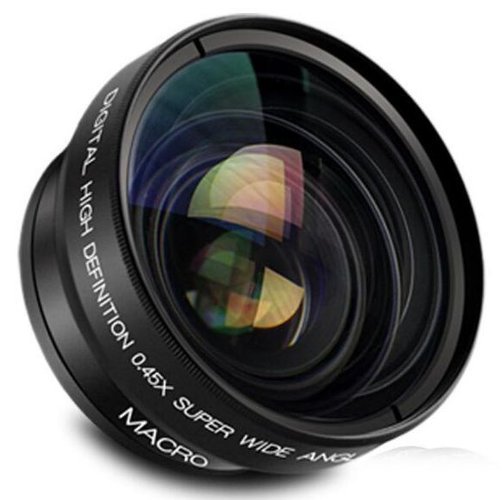 Широкоугольный объектив для профессиональной видеокамеры фото