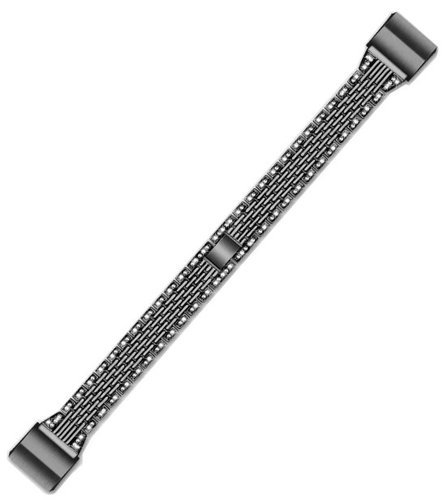 Ремешок для браслета Fitbit Charge 2, нержавеющая сталь, черный фото