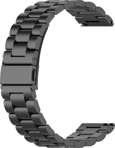 Универсальный стальной ремешок Bakeey для умных часов 22 мм, черный фото