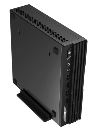 Неттоп MSI Pro DP21 13M-607RU (Pentium Gold G7400/4Gb/SSD128Gb UHDG 710/W11Pro) черный фото