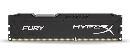 Память оперативная DDR3 8GB Kingston 1600MHz CL10 DIMM HyperX FURY черная фото
