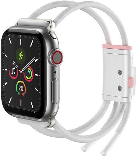 Ремешок Baseus для часов Apple Watch 3/4/5, белый 42/44 мм фото