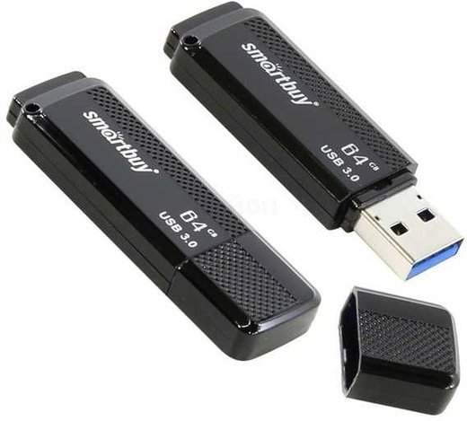 Флеш-накопитель Smartbuy Dock USB 3.0 64GB, черный фото