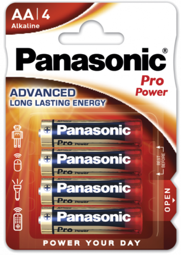 Батарейки Panasonic LR6XEG/4BP RU AA щелочные Pro Power в блистере 4шт фото