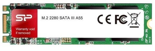 Жесткий диск SSD M.2 Silicon Power A55 128Gb (SP128GBSS3A55M28) фото