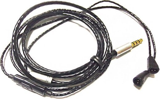 Кабель Tingo Cables для наушников E80 Pin 3,5 мм, черный фото