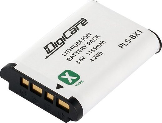 Аккумулятор DigiCare PLS-BX1 / NP-BX1 для DSC-RX1, RX1R, RX100, RX100 II, WX300, HX50, HX300 фото