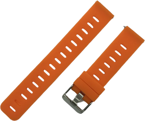 Ремешок силиконовый 20мм для Amazfit GTR42мм/ GTS/ Bip/ Bip Lite, оранжевый фото