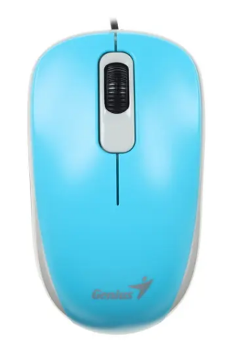 Мышь Genius DX-110, голубой фото