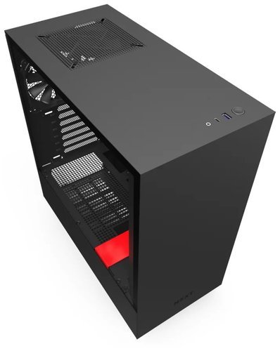 Компьютерный корпус NZXT H510 v2 (CA-H52FB-01), черный фото