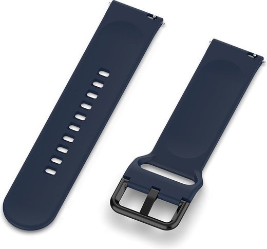 Удлиненный силиконовый ремешок Bakeey для умных часов Huami Amazfit GTS 20 мм, темно-синий фото