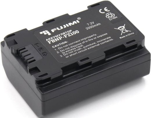 Аккумулятор Fujimi FBNP-FZ100 для цифровых фото и видеокамер 2000 mAh фото