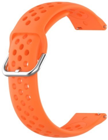 Силиконовый ремешок Bakeey для часов Haylou Solar / Huawei Watch GT / Xiaomi Watch 22 мм, оранжевый фото