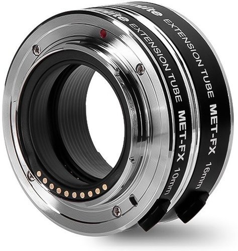 Удлинителное кольцо Commlite CM-MET-FX 10 мм 16 мм TTL для Fujifilm X-Mount фото