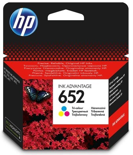 Картридж струйный HP 652 F6V24AE многоцветный (200стр.) для HP DJ IA 1115/2135/3635/4535/3835/4675 фото