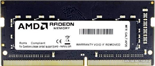 Память оперативная DDR4 SO-DIMM 16Gb AMD 3200MHz CL22 (R9416G3206S2S-U) фото