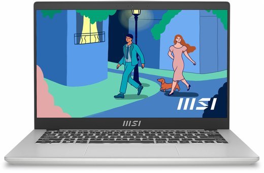 Ноутбук MSI Modern 14 C12M-240XRU (Core i5 1235U8Gb/SSD512Gb/Intel Iris Xe graphics/14"/1920x1080/Free DOS) серебристый фото