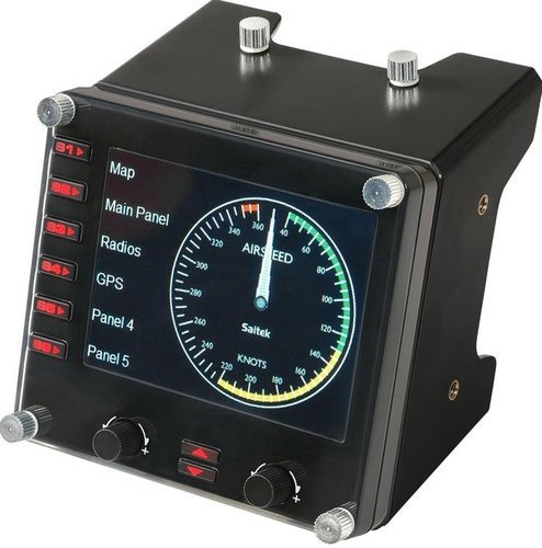 Приборная панель с ЖК-дисплеем для авиасимуляторов Logitech G Saitek Pro Flight Instrument Panel - EMEA, 945-000008 фото