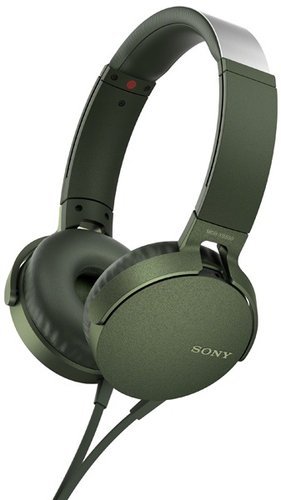 Наушники Sony MDR-XB550AP, зеленый фото