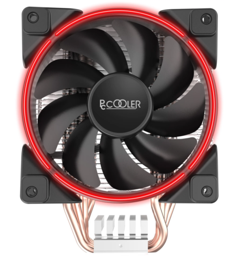 Кулер для процессора PCcooler GI-X4R V2, черный/красный фото