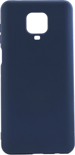 Чехол-накладка для Xiaomi Redmi Note 9S/9 Pro синий, Microfiber Case, Borasco фото