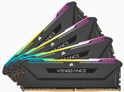 Память оперативная DDR4 32Gb (4x8Gb) Corsair Vengeance RGB Pro 3200MHz CL16 (CMH32GX4M4E3200C16) фото
