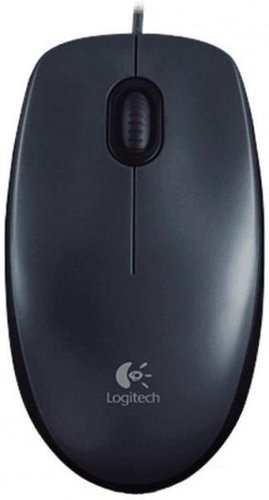 Мышь Logitech M100, серый фото