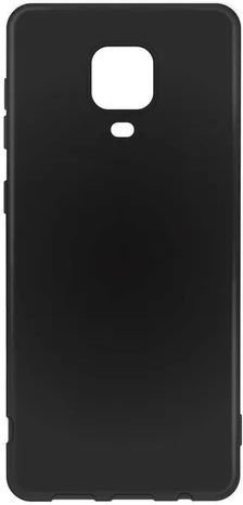 Чехол-накладка для Xiaomi Redmi Note 9S/9 Pro черный, Microfiber Case, Borasco фото