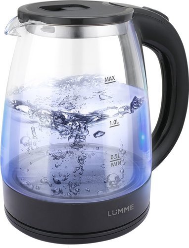 Чайник LUMME LU-160 черный жемчуг фото