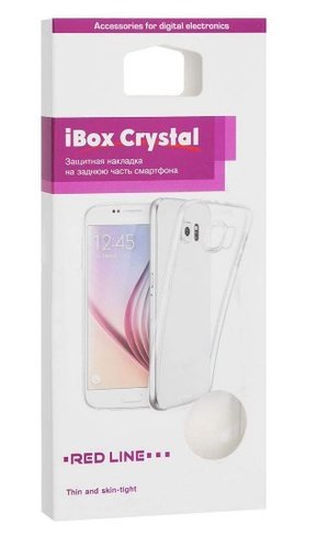Чехол для смартфона Samsung Galaxy A51 Silicone iBox Crystal (прозрачный), Redline фото