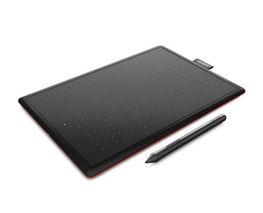 Графический планшет Wacom One Medium, черный/красный фото