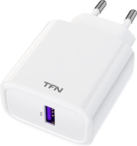 СЗУ адаптер 1 USB QC/SCP 22,5Вт, 5A , белый, Rapid (TFN-WCRPD02) TFN фото
