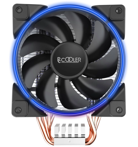 Кулер для процессора PCcooler GI-X4B V2, черный/синий фото