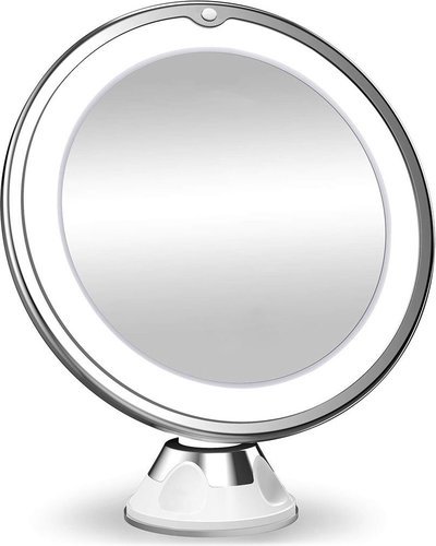 Зеркало косметическое CleverCare Makeup Mirror с подсветкой, 8" 5X фото