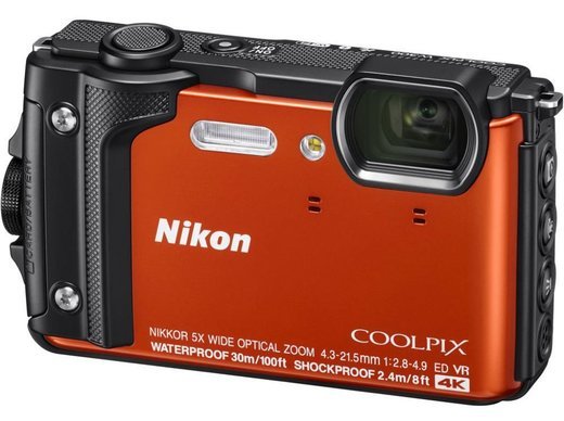Цифровой фотоаппарат Nikon Coolpix W300 оранжевый фото
