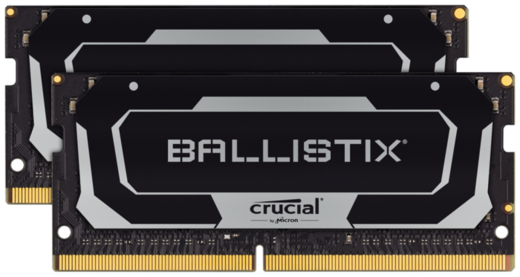 Память оперативная DDR4 SO-DIMM 16Gb (2x8Gb) Crucial Ballistix Black 3200MHz CL16 (BL2K8G32C16S4B) фото