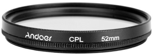Фильтр поляризационный Andoer 52mm CPL для Canon Nikon Sony DSLR фото