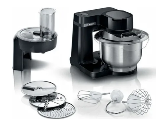 Кухонная машина Bosch MUMS2EB01 планетар.вращ. 700Вт черный/серебристый фото