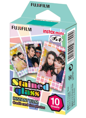 Картридж для камеры Fujifilm Colorfilm Instax Mini Stained Glass 10 снимков фото